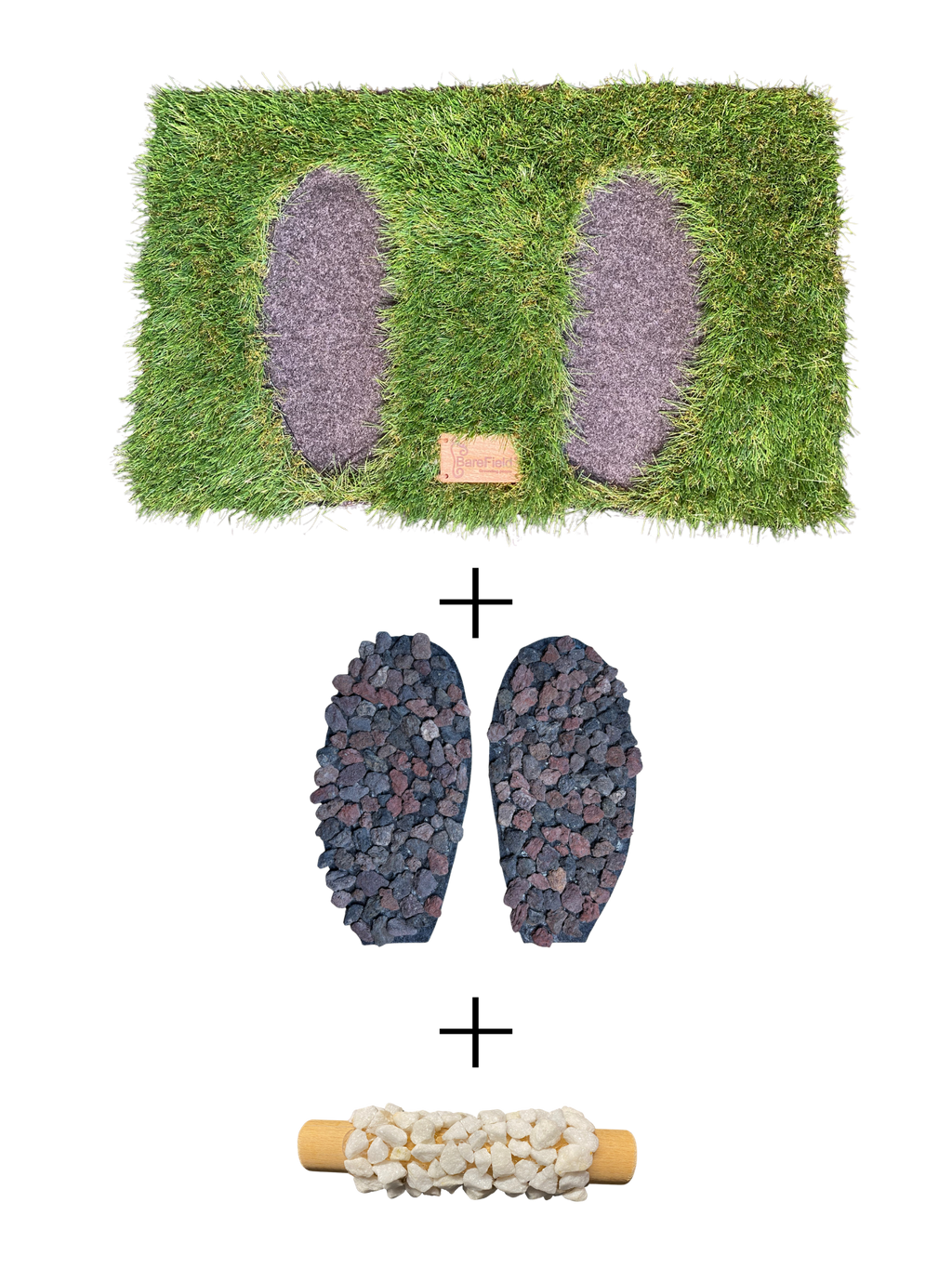 Volcanic Stone Bundle · Base + Volcanic Stone Pad + Quartz Roller