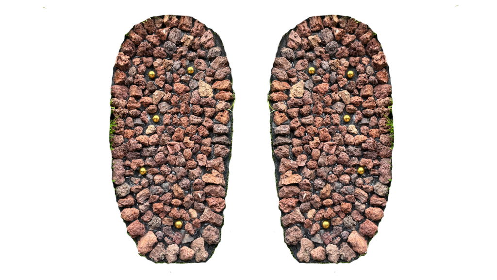 Barefield Bundle · Grass Base + Volcanic Stone Grounding Pad