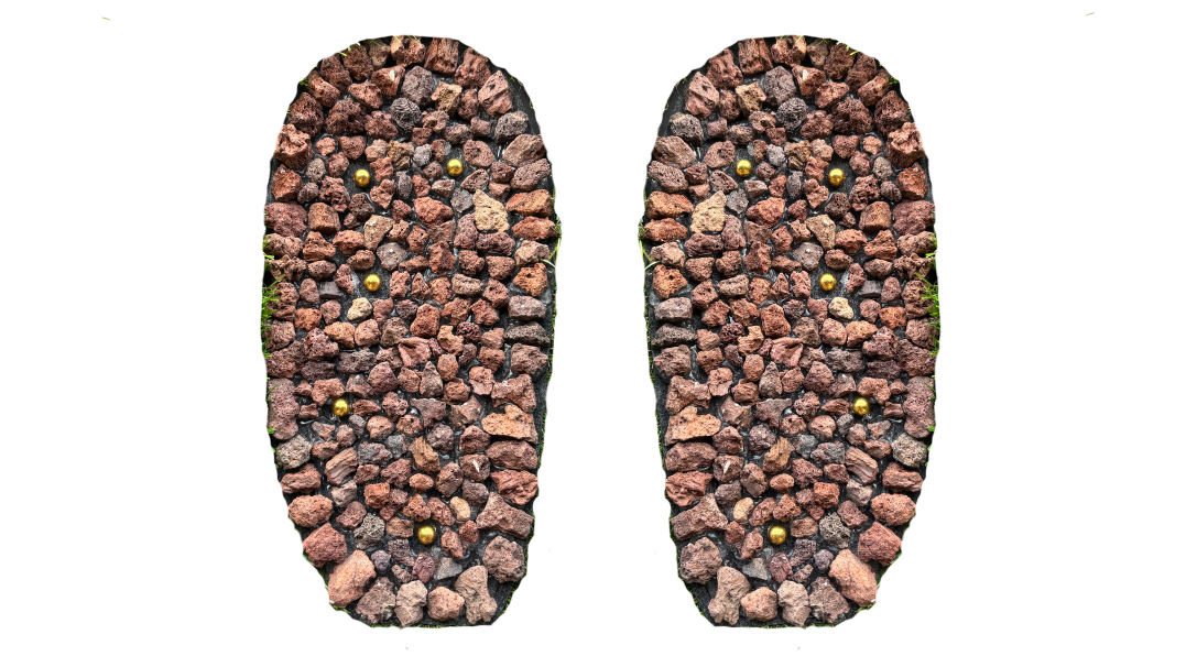 Barefield Bundle · Grass Base + Volcanic Stone Grounding Pad