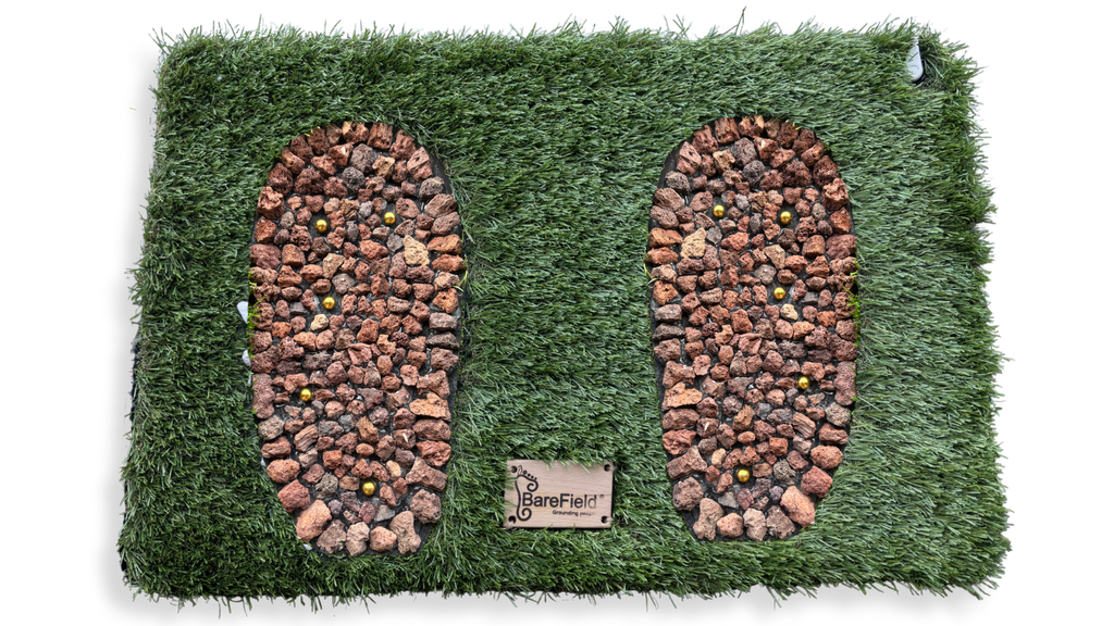 Barefield Bundle · Grass Base + Volcanic Stone Grounding Pad
