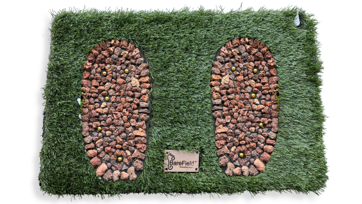 Barefield Bundle · Grass Base + Volcanic Stone Grounding Pad