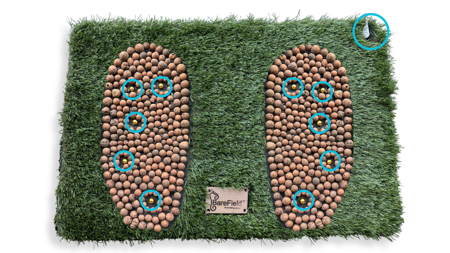 Barefield Bundle · Grass Base + Arlita Pearls Grounding Pad